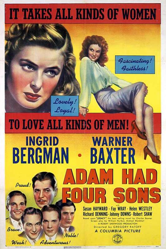 فيلم Adam Had Four Sons 1941 مترجم فيلم Adam Had Four Sons 1941 مترجم
