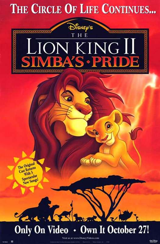 فيلم 1998 The Lion King 2: Simba’s Pride مترجم فيلم 1998 The Lion King 2: Simba’s Pride مترجم