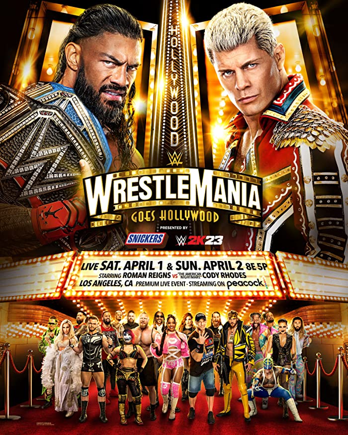 عرض راسلمينيا 39 WrestleMania 39 Night 1 2023 مترجم عرض راسلمينيا 39 WrestleMania 39 Night 1 2023 مترجم