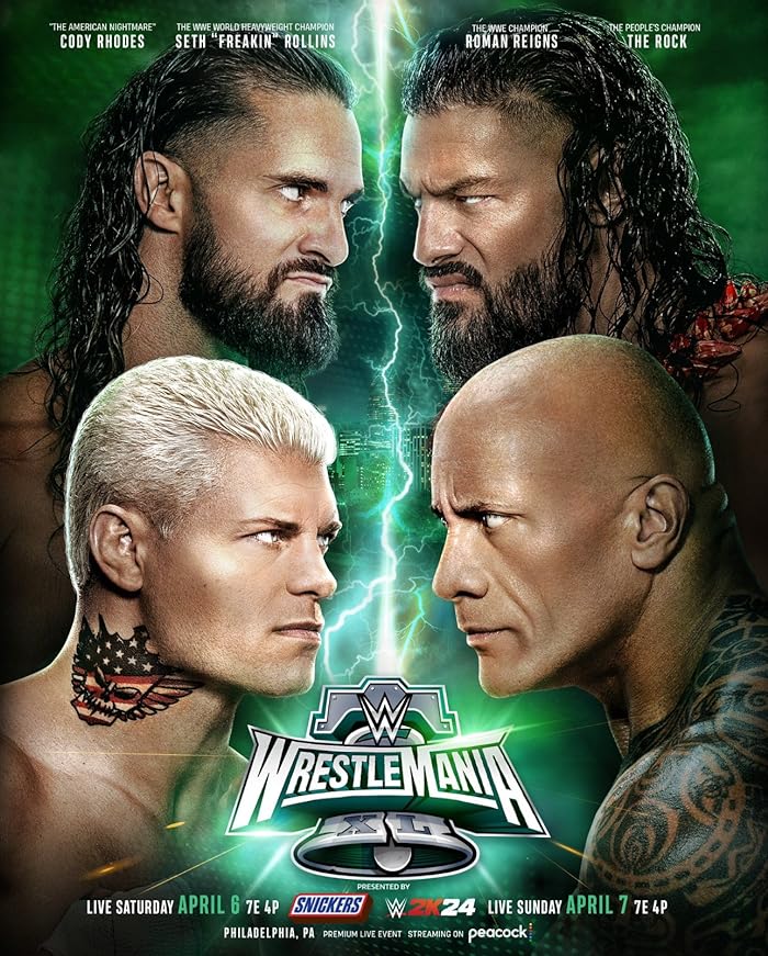 عرض راسلمينيا 2024 WrestleMania XL 40 Night 1 مترجم عرض راسلمينيا 2024 WrestleMania XL 40 Night 1 مترجم